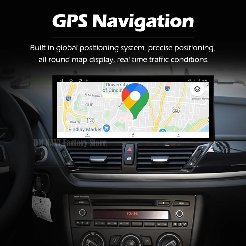 Android 14 Wireless CarPlay for BMW 5 Series F10 F11 2011-2017 CIC NBT Car Radio Multimedi