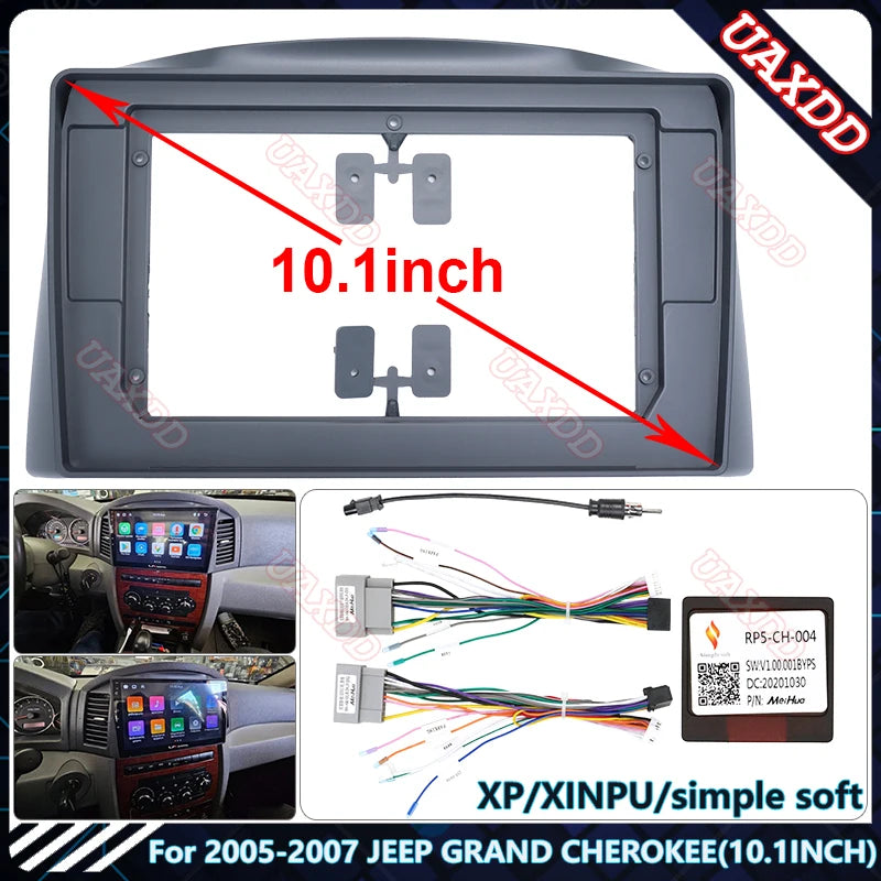 For 2005-2007 JEEP GRAND CHEROKEE 9INCH Car DVD Radio Android Host Speaker Decoder MP3 MP5