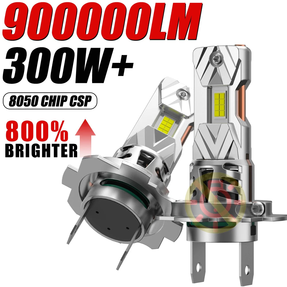 H7 LED Headlights 1000W Canbus No Error H4 LED Auto Fog Lamps CSP Chip High Low Beam Wirel