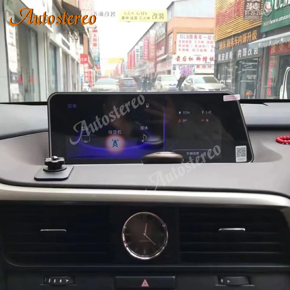 Android 13 Screen Carplay System Qualcom For Lexus RX350 RX400H Car GPS Navigation Auto St