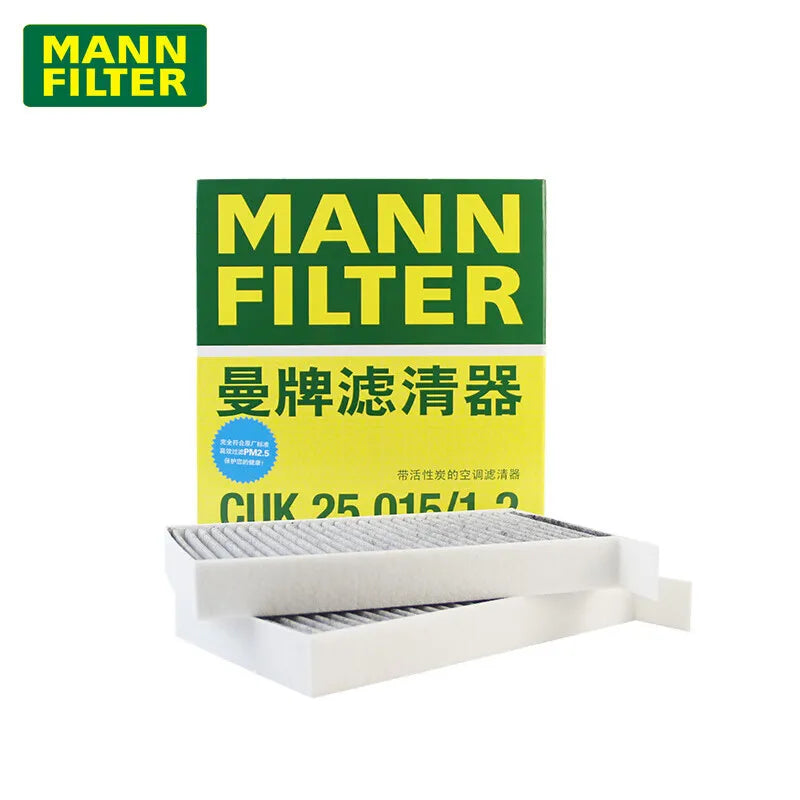 MANN FILTER For Tesla Model Y Model 3 EV HEPA Carbon Cabin Filter Kit CUK25015/21-2 CUK460