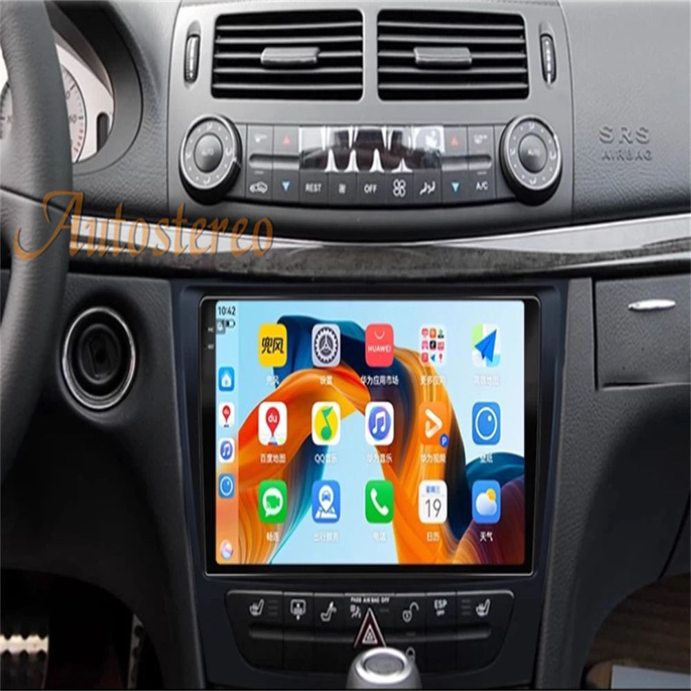 Android 14 Carplay For Mercedes Benz E Class W211 2002-2008 Auto Screen Multimedia Player