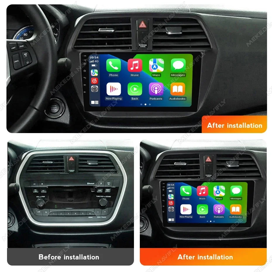 Android 14 Car Radio Stereo for Suzuki SX4 2 S-Cross 2012 - 2016 Carplay Auto GPS Navigati | AUTOKITSHOP