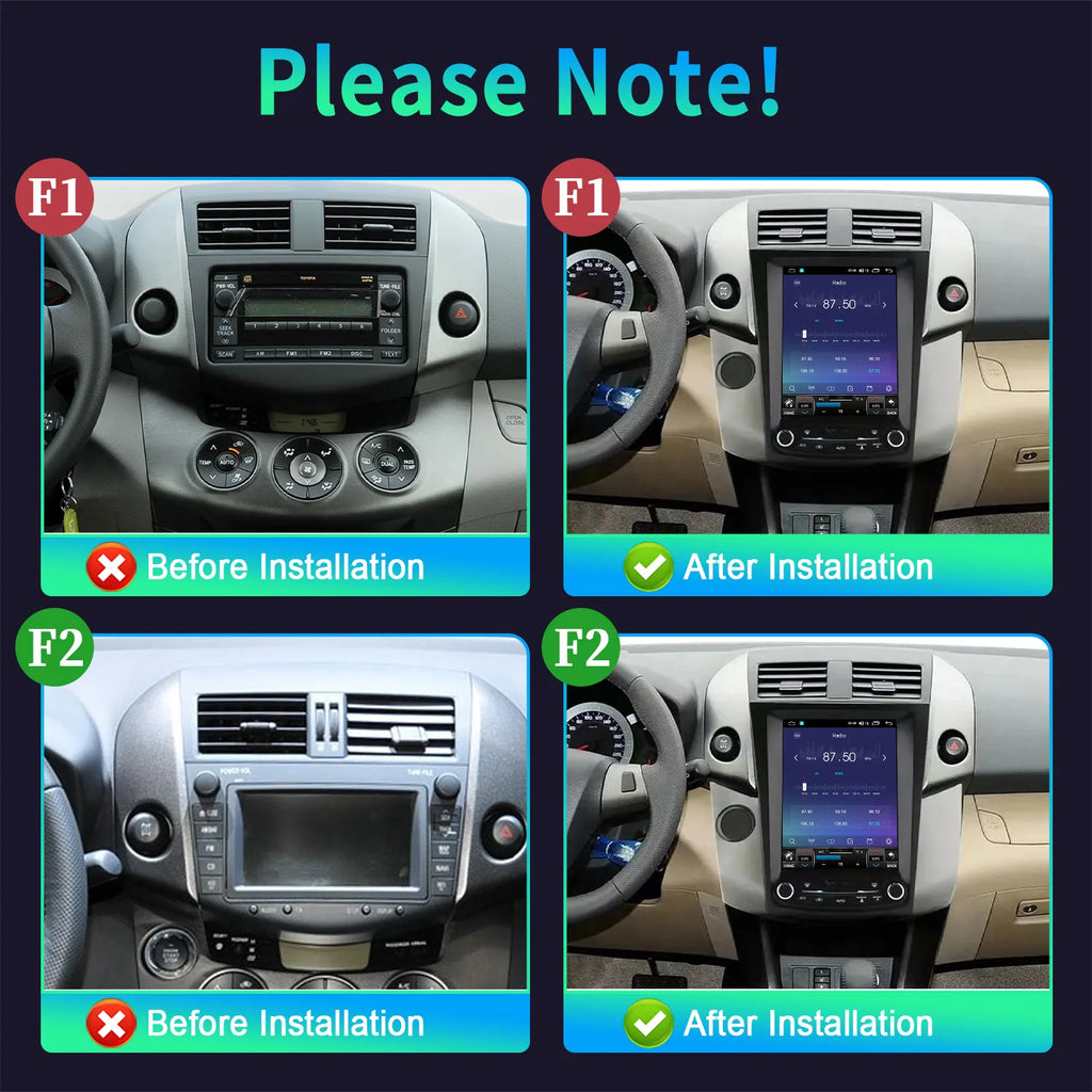 9.7"For Toyota RAV4 Rav4 2005-2013 Car Radio Multimedia Navigation 4G GPS Multimedia Wirel