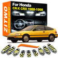 ZITWO LED Interior Dome Reading Light Bulb Kit For Honda CR-X CRX 1988 - 1991 19 for Honda 1988-1991 - Canbus LED Car Li