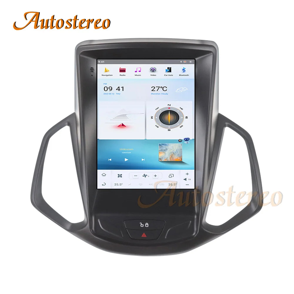 Qualcomm Android 11 For Ford Ecosport 2014-2019 Tesla Style Screen Car GPS Navigation Radi