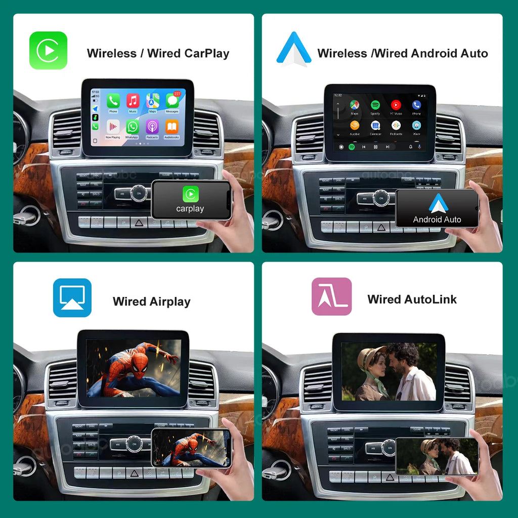 AUTOABC Wireless Carplay/Linux 8.4'‘ for Mercedes Benz ML W166 ML350 GL X166 2013-2015 Tou | AUTOKITSHOP