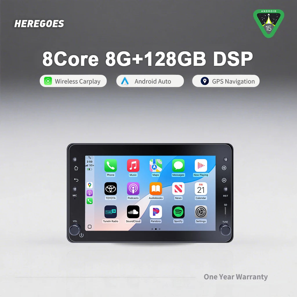 12.3" Car Radio GPS Navigation Android 15 Carplay Auto WiFi 8GB Bluetooth Multimedia Player for Alfa Romeo 159 Brera Spi