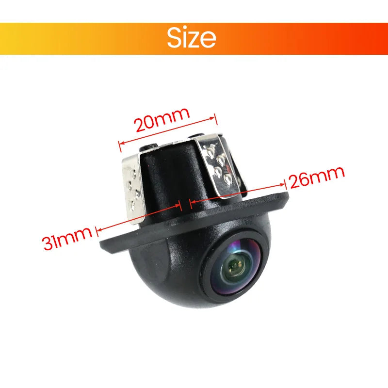 IP68 Waterproof 180° Auto Parking Assistance Car Rear View Camera Reverse AHD 1080P Car Re