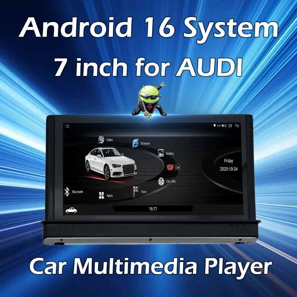 7 inch Android 16 System for Audi A3 2013 2014 - 2018 Car Multimedia Radio Player IPS Touc | AUTOKITSHOP