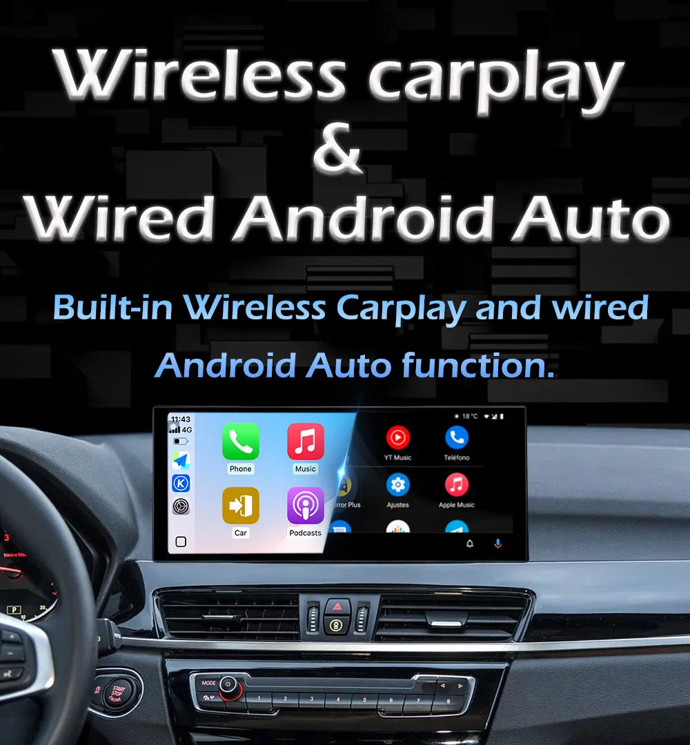 FOR BENZ GLK X204 2009 2010 2011 2012 Wireless Carplay GPS Navigation Android 15 QLED Touc | AUTOKITSHOP