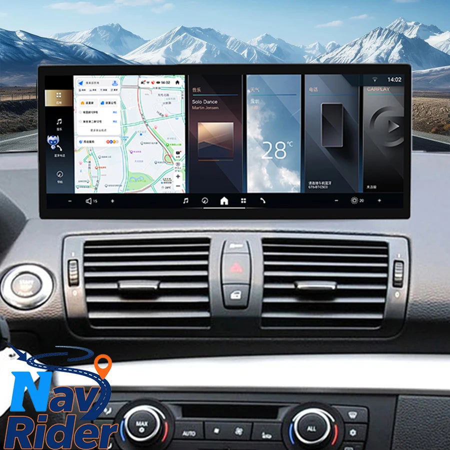 15.8" Car Stereo Radio For BMW 1 Series E81 E82 E87 E88 2006-2011 Carplay Android Auto Mul