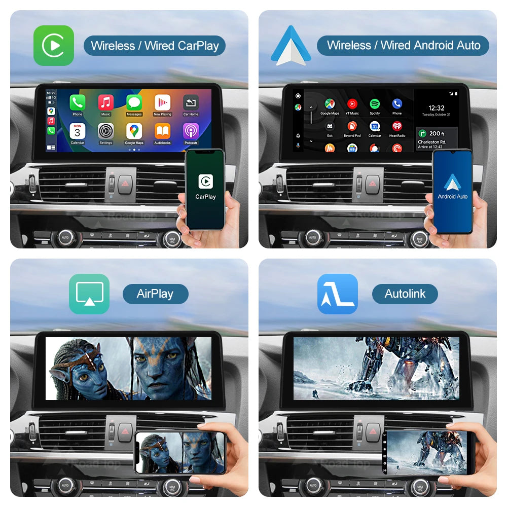 1920*720 Linux Touch Screen Wireless Carplay Android Auto Car Multimedia Player Display Fo | AUTOKITSHOP