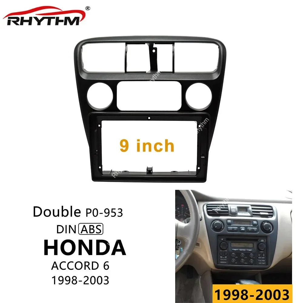 9 inch Car Frame for HONDA ACCORD 1998 1999 2000 2001 2002 2003 Dashboard Accessories Refi | AUTOKITSHOP