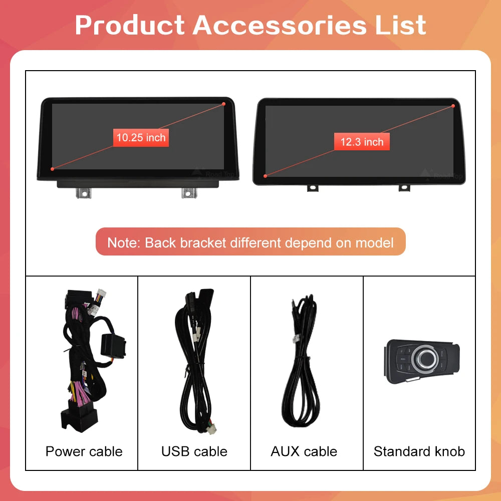 Road Top Wireless CarPlay Android Auto Car Multimedia Display Screen for BMW 3 E90 E91 E92 | AUTOKITSHOP