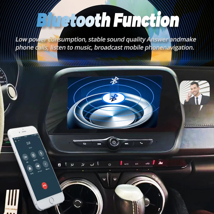 128 ROM 8inch Car Android CarPlay For Chevrolet Camaro 2015 2017 2018 2020 Multimedia Auto | AUTOKITSHOP