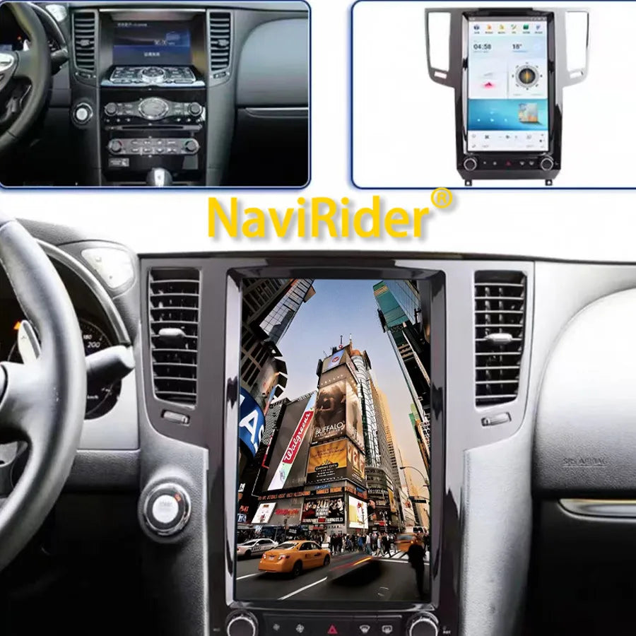 For Infiniti FX30 FX35 FX37 FX50 QX70 2009-2016 Stereo GPS Carplay 13.6" IPS Screen Androi | AUTOKITSHOP