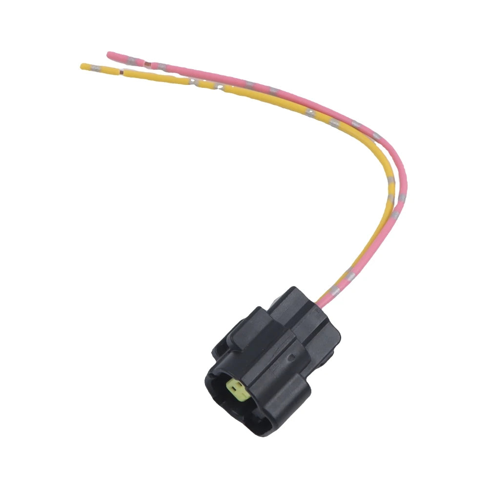 Solenoid Valve Connector W/ 2 Lines Harness Plug Connector For Kobelco SK-6E SK200-6E SK48
