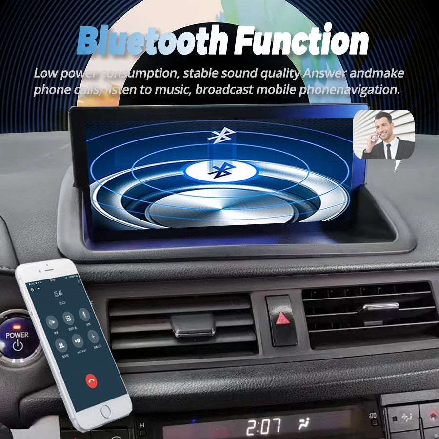 For Lexus CT200 CT200h 2011- 2019 Touch screen GPS Car Multimedia Auto 360 Camera 10.25" A | AUTOKITSHOP