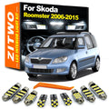 ZITWO 11Pcs LED Bulbs Interior Dome Reading Map Luggage Light Kit For Skoda Room for Skoda 2006-2011 - Canbus LED Car Li