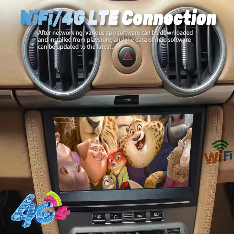 For Porsche Cayenne 2005-2012 997.1 911 Multimedia Player 8inch Android 15 Screen Car Radi | AUTOKITSHOP
