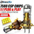 H7 H4 LED Projector Lens H8 H11 9005 HB3 9006 HB4 9012 HIR2 Car Headlight 1:1 Size Plug&Pl