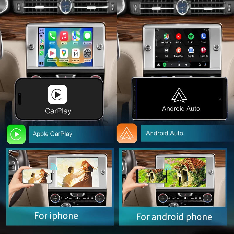 Newest Wireless Carplay Interface for Maserati Quattroporte 2013-2015 Android Auto Mirror-