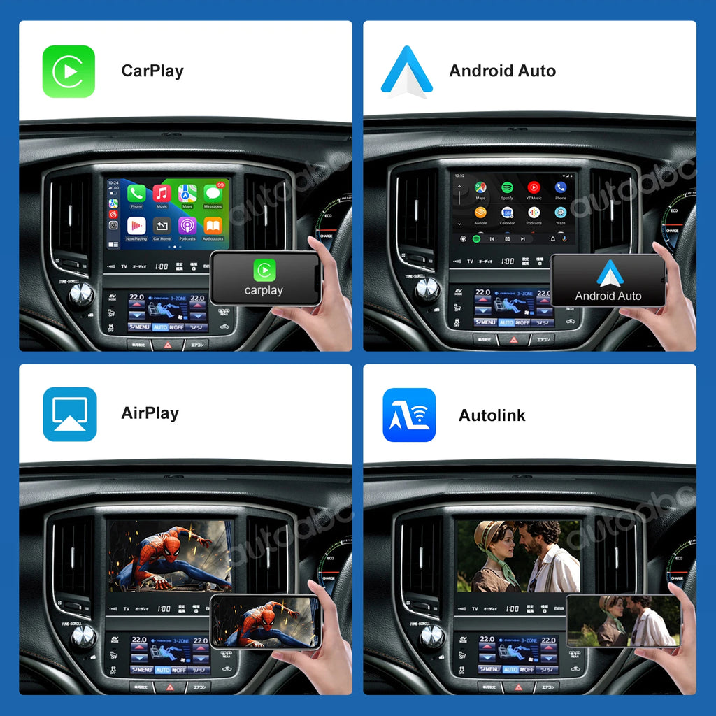 Wireless CarPlay Android Auto for For Toyota Crown 8inch Screen 2015-2019 with Car Play Ai | AUTOKITSHOP