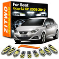 ZITWO 8Pcs Canbus LED Bulb Interior Map Dome Reading Trunk Light Kit For Seat Ib for Seat MK4 2010-2015 - Canbus LED Car