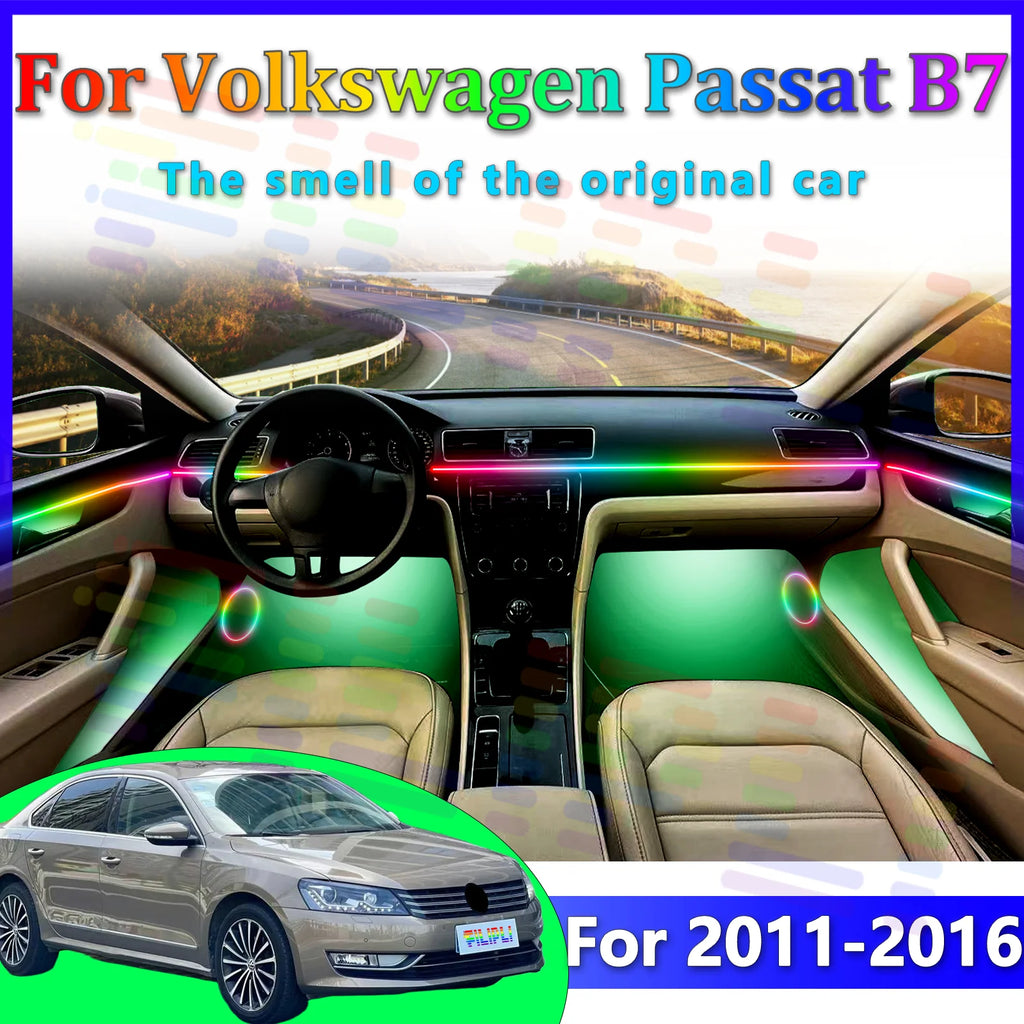 RGB - Ambient Light - for VW B7 2011-2016 - App Control - Car Interior Lighting | AUTOKITSHOP