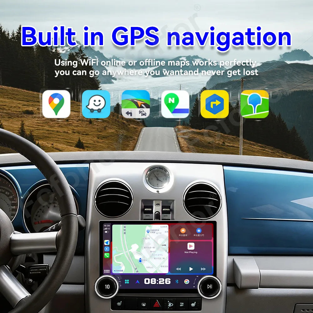 Smart HD Display Android 15 11.5 Inch Car Stereo Wireless CarPlay GPS Multimedia Player Fo