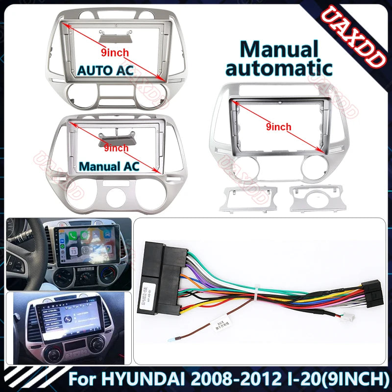 For HYUNDAI 2008-2012 I-20 9INCH Car Radio Android Stereo audio screen multimedia video pl