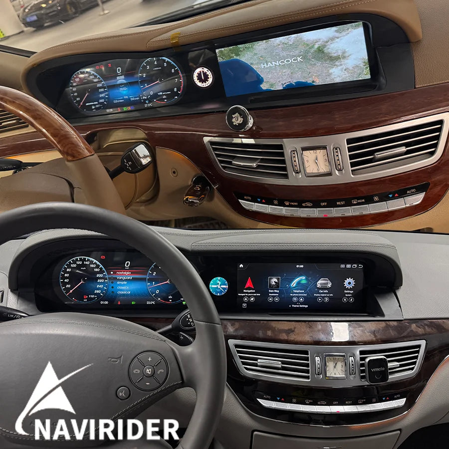 Upgrade Android14 Car Radio 2Din For Mercedes BENZ S Class W221 W216 CL 2006-2013 Stereo R | AUTOKITSHOP