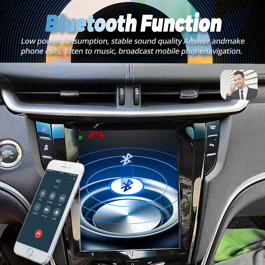IPS screen 9.7inch Android 13 For Cadillac XTS,ATS,XT5,SRX,CTS Bluetooth Car Auto Radio Mu | AUTOKITSHOP
