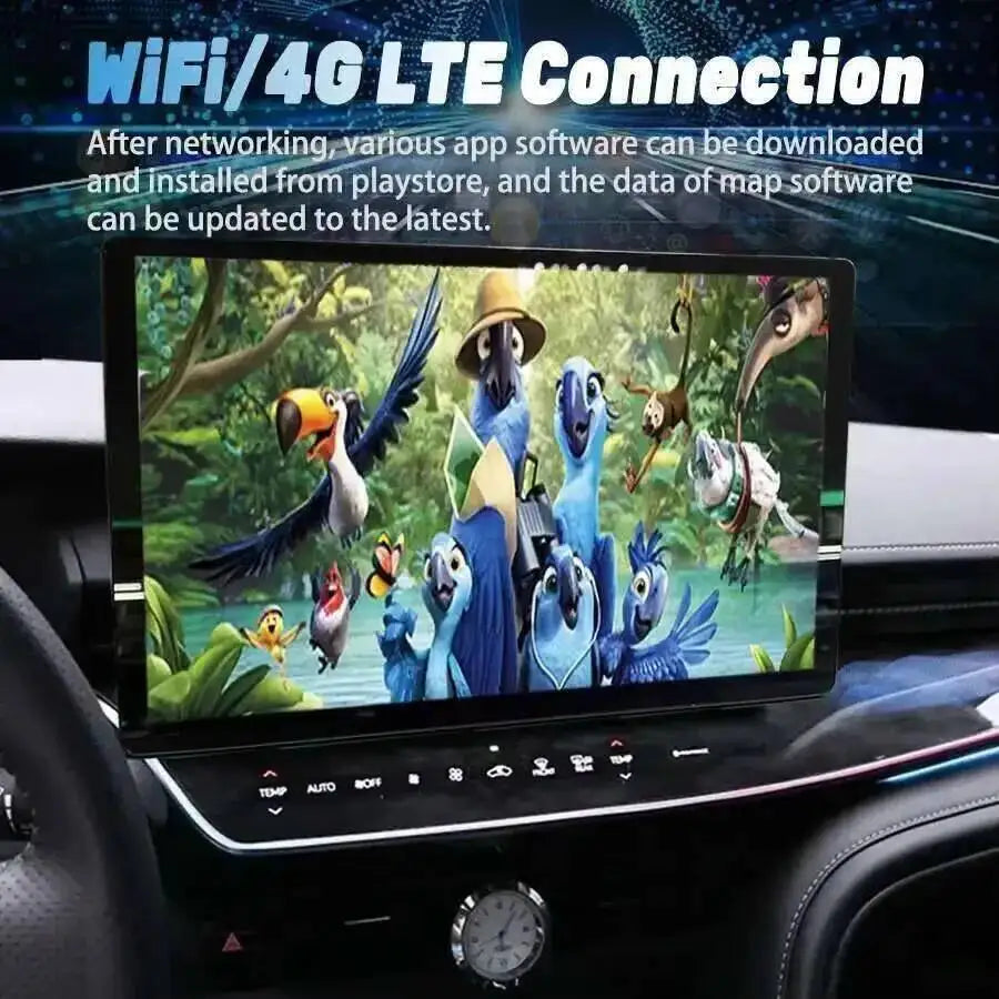 13.3" Android Screen Car Radio For Toyota Camry 2024 Carplay Stereo GPS Navigation Multime