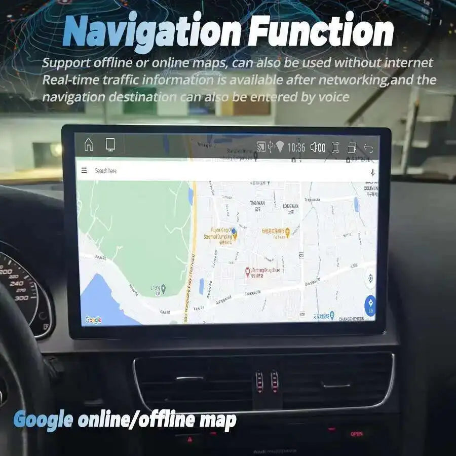 13.3Inch 2K Screen Android 15 Car Multimedia Video Player For AUDI A4 S4 B8 2013 2014 Ster | AUTOKITSHOP
