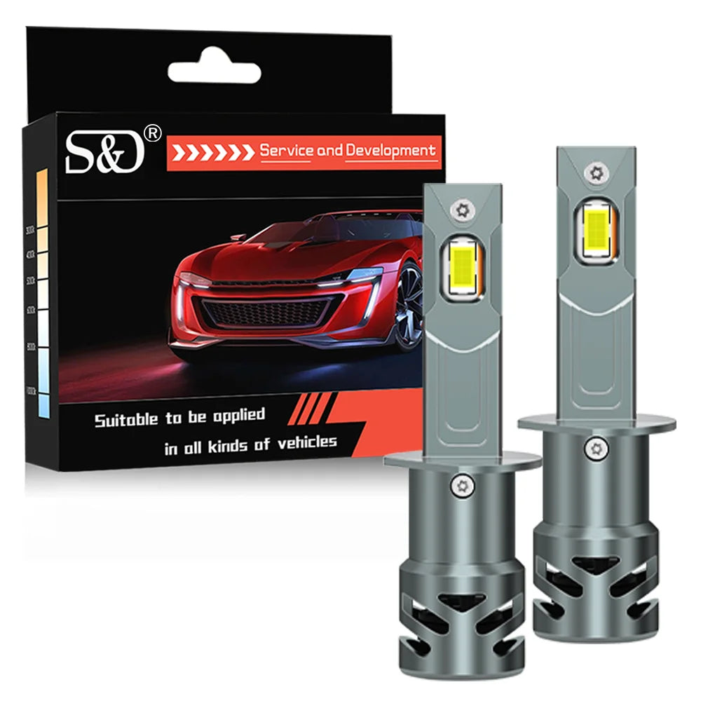 H1 H3 LED Bulb Headlight Lamp 25000LM 6500K H4 H7 H11 CSP 12V 36V Super Bright High Low Be