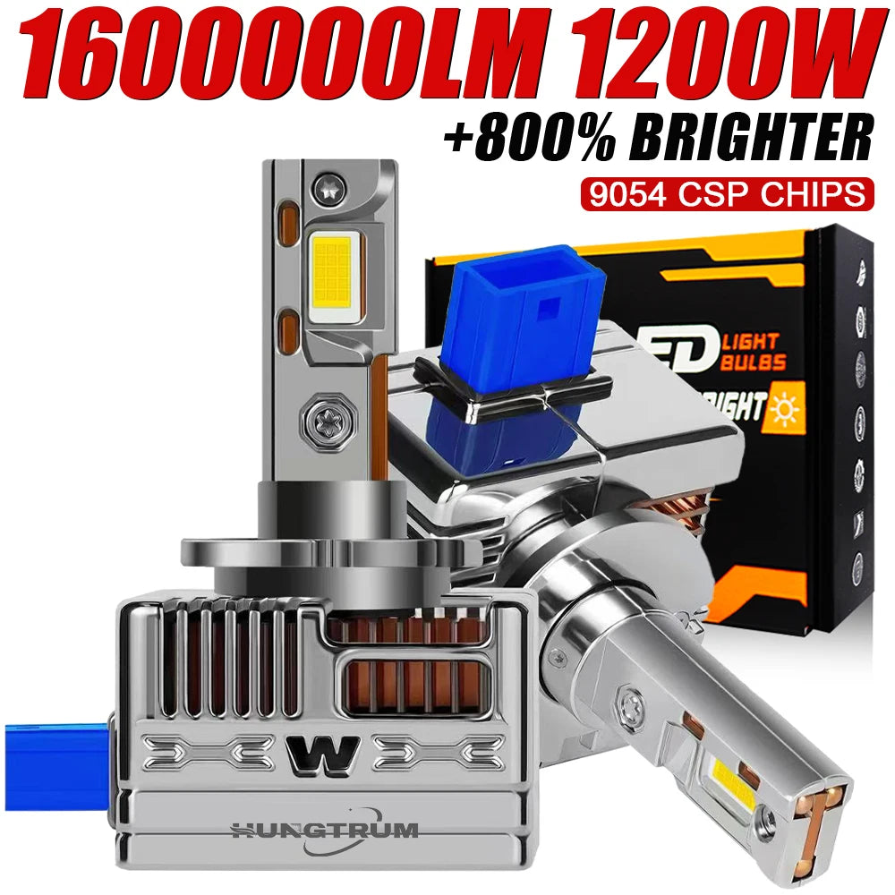 D1S D3S LED Car Headlights Bulbs Canbus D2S D4S D8S Led HID Kit D1R D2R D3R Auto Lamps Tur
