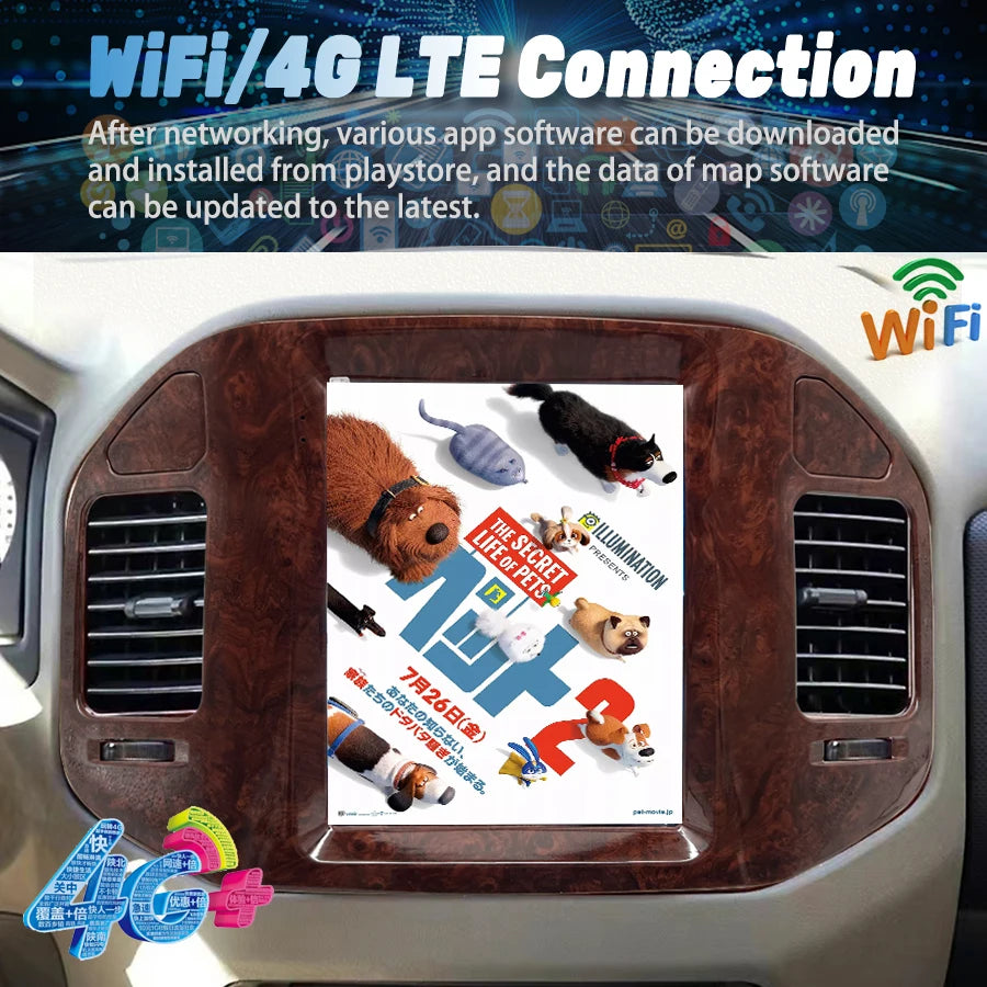 9.7inch Android For Mitsubishi Pajero V60 68 V73 1999-2006 Stereo Multimedia Player Naviga
