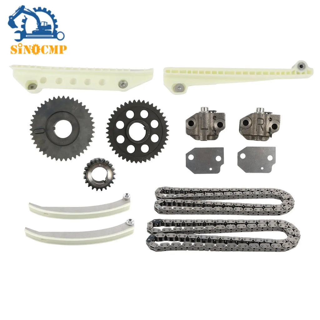 SINOCMP Timing Chain Kit Gear Crank Sprocket Tensioners Guide Rails F8AZ-6256-AA for 97-10