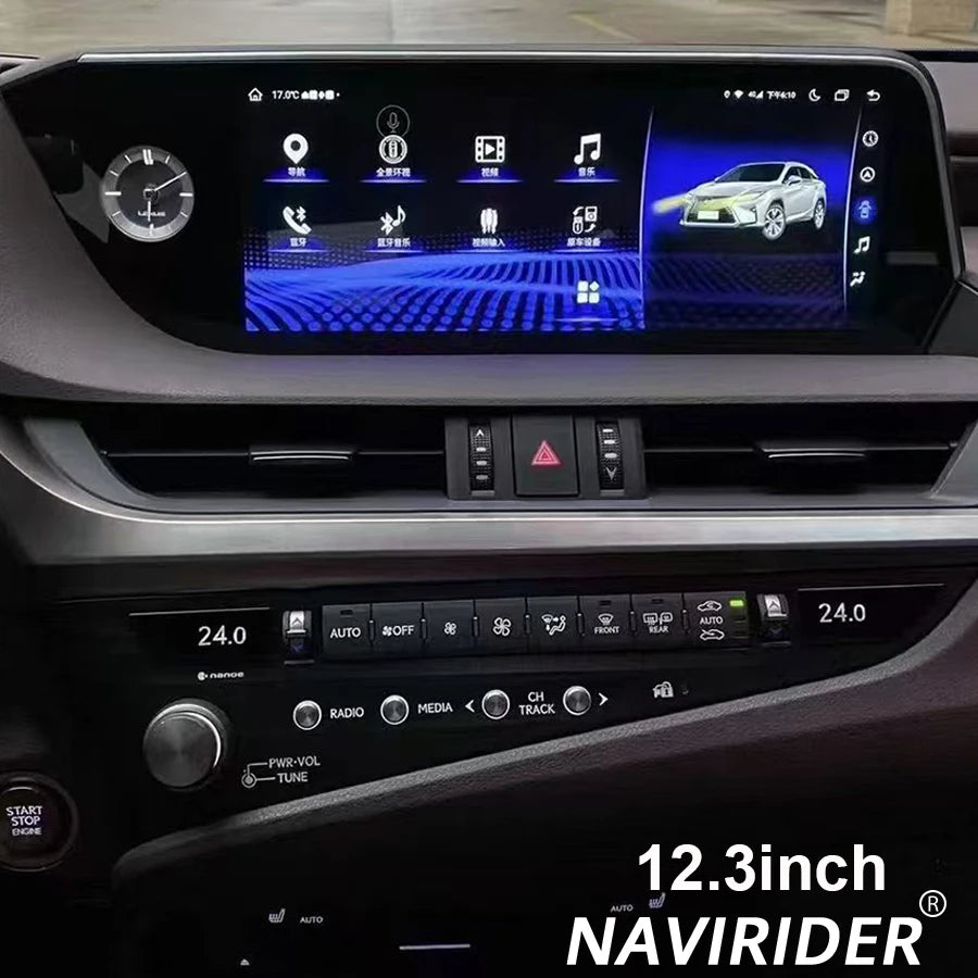 Car GPS Stereo BT For Lexus ES ES300h ES350h ES300 ES330 ES350 2018-2021 Android 15 Touch