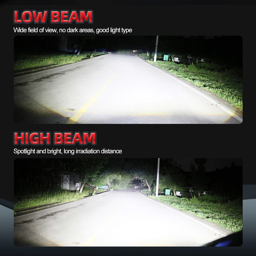 6000K H7 LED Headlights 200W 100000LM Heallamp Super Bright H1 H4 H8 H9 H11 9005 HB3 9006