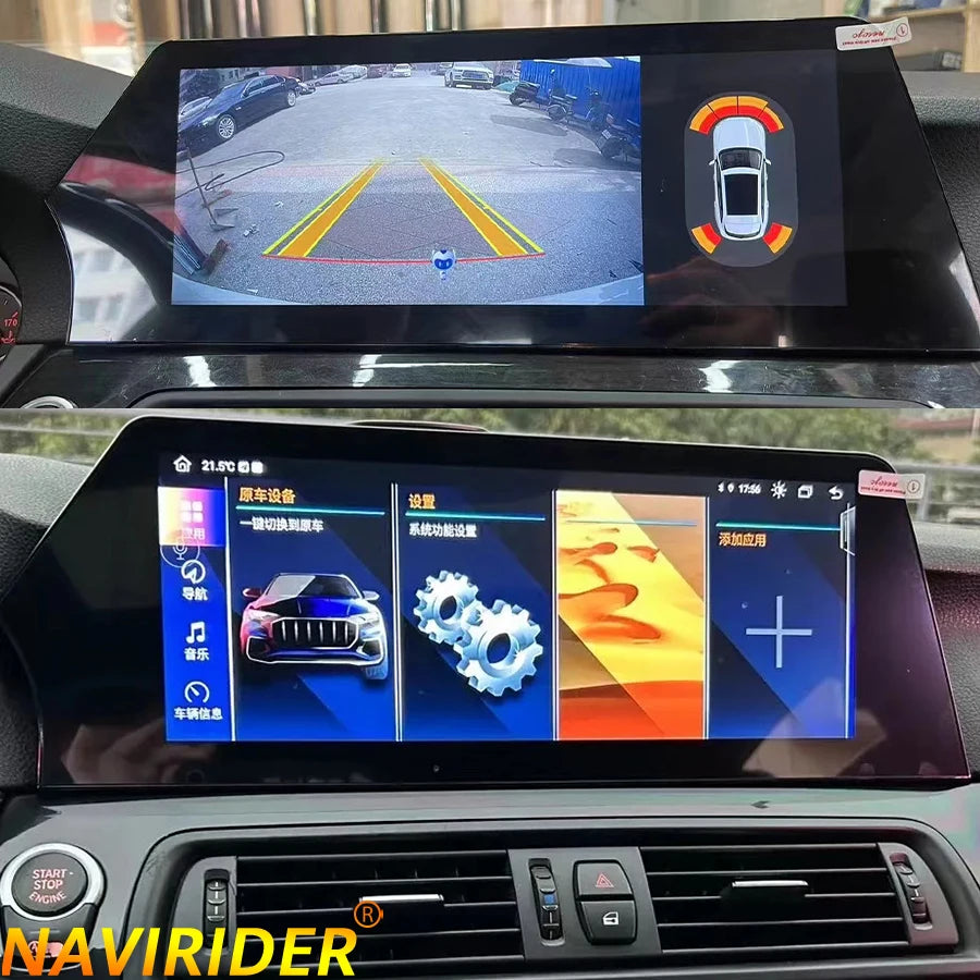 Android 13 For BMW 5 Series F60-E64 2007-2010 CarPlay Car Blade Screen Radio Multimedia Vi