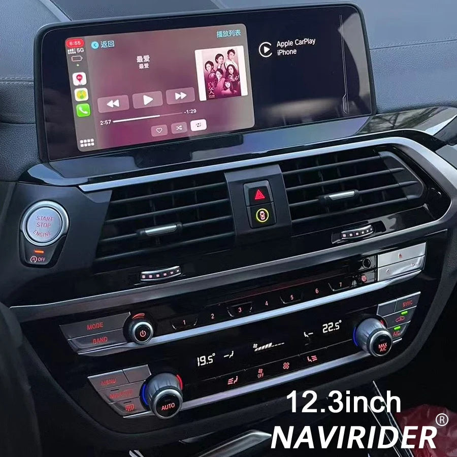 Car Radio BT Carplay For BMW X3 X4 G01 G02 2018-2022 EVO 12.3inch Car Multimedia Video Pla