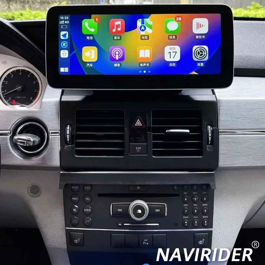 CarPlay Android Auto Navi For Mercedes GLK 280 GLK300 GLK350 GLK260 GLK200 X204 2009-2012