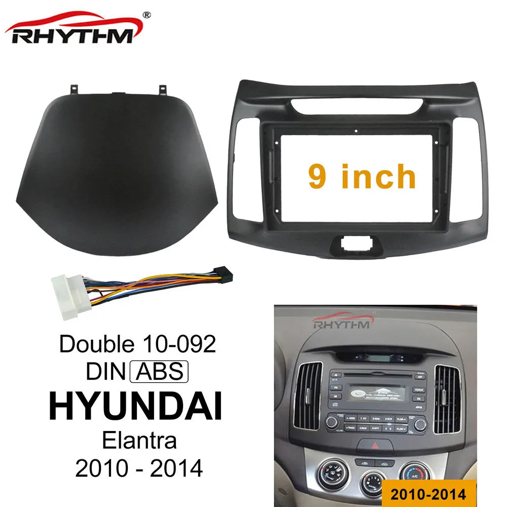 9 inch Car Fascia For HYUNDAI Elantra 2010-2014 Stereo Dash Mount Installation Fitting Ada | AUTOKITSHOP