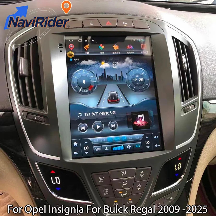 9.7" Android 15 Autoradio Stereo For Opel Insignia For Buick Regal 2009 -2025 Carplay Navi