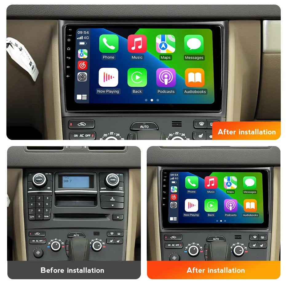 IPS touch screen 10 inch Car Radio For Volvo XC90 C 2002-2014 Wireless Carplay GPS Navigat