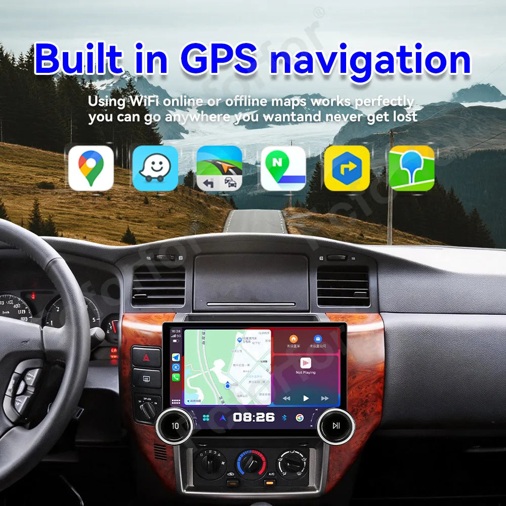 Luxury Vision Pro 11.5 Inch Android 15 Full HD Touch Wireless CarPlay GPS Navi Stereo Head