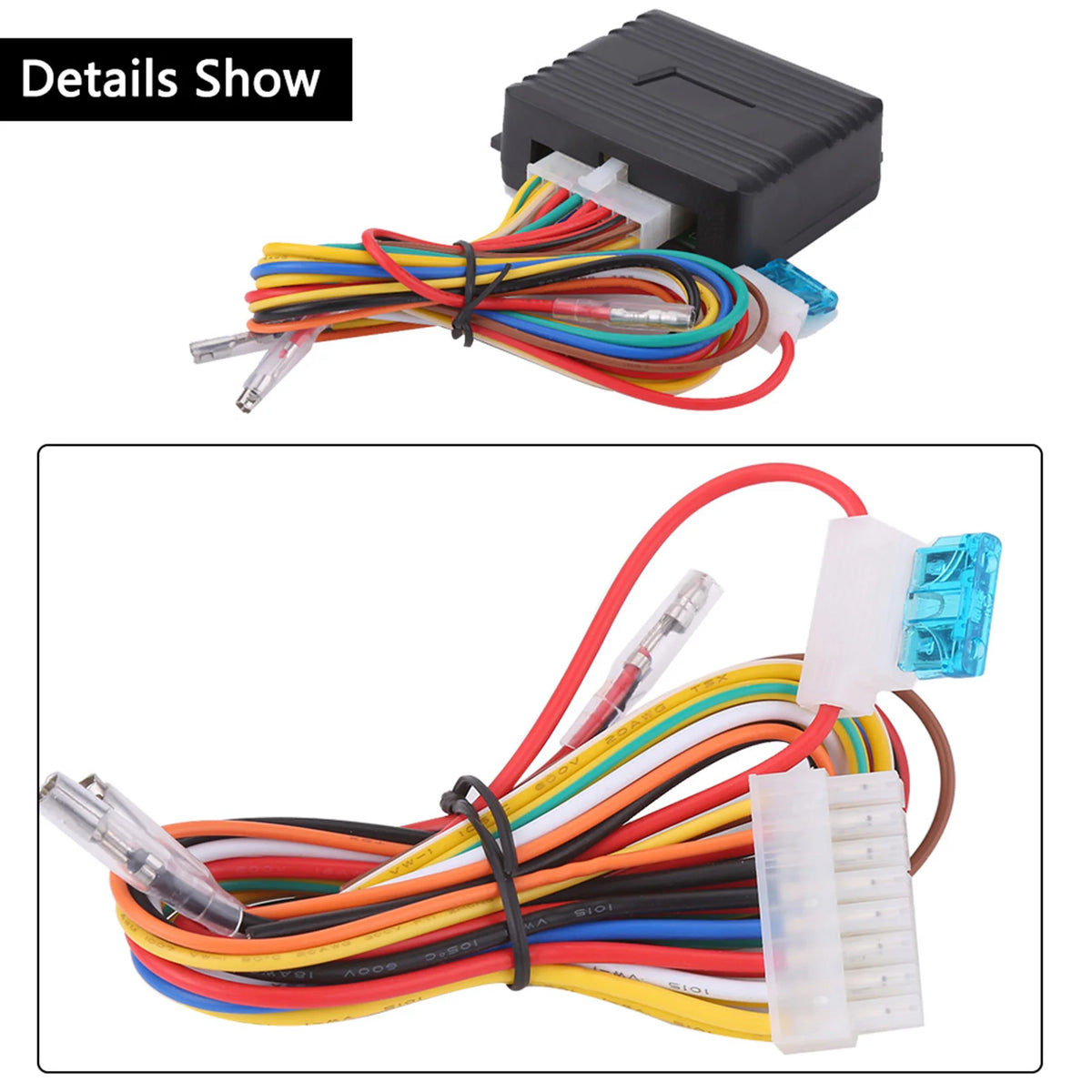 12V Universal Auto Power Window Roll Up Closer Module for 4 Door Cars 4 Door Power Window Closer - Automotive LED Light